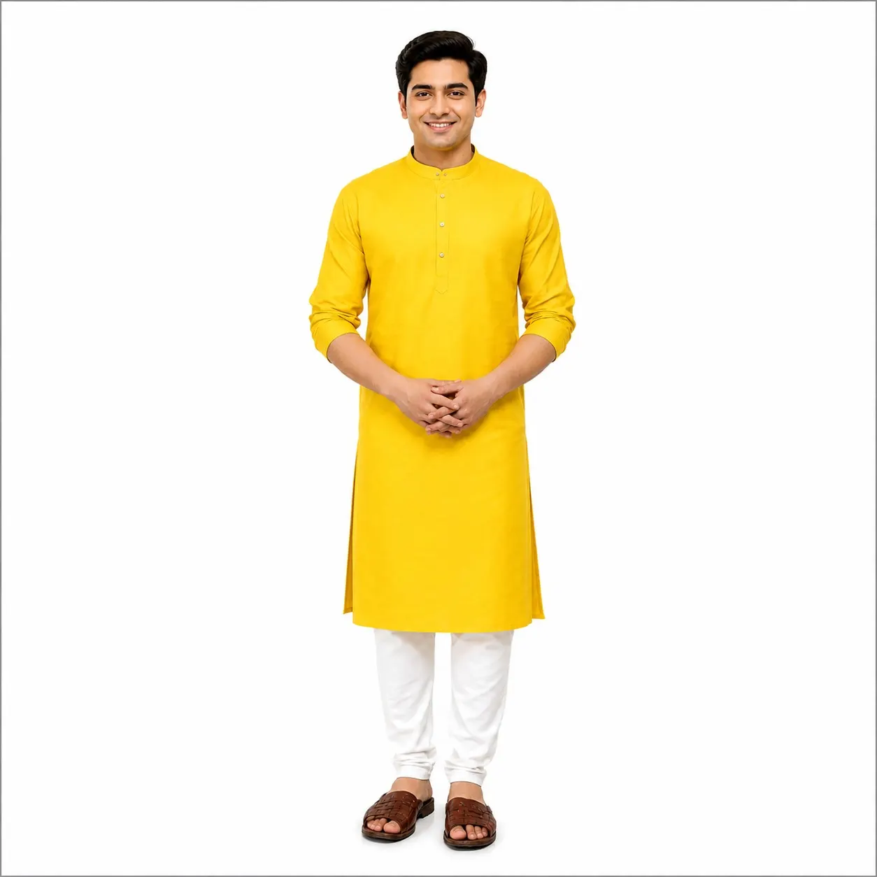 YELLOW KURTA